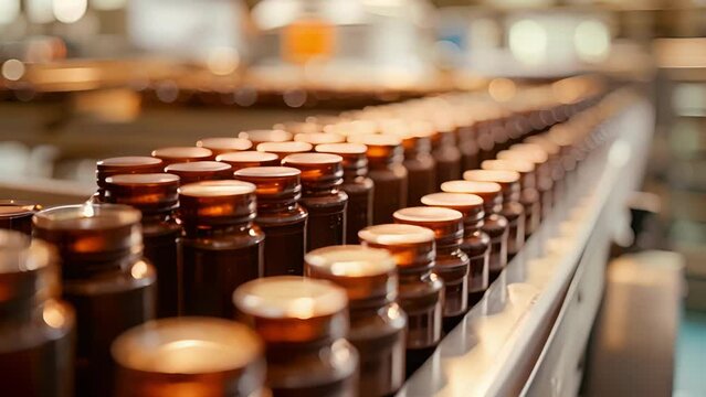 At the end of the production line the final products are carefully packaged and labeled with batch numbers illustrating the traceability and quality control measures in place