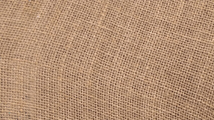 Realistic texture of burlap, canvas. Beige, brown. Fabric texture of burlap. vector