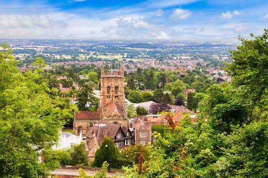 Malvern, Worvestershire - Great Malvern Priory, Great Malvern, UK