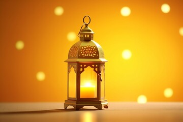 Eid mubarak and ramadan kareem greetings with islamic lantern and mosque. Eid al fitr background