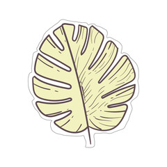 Aeshetic Leaf Sticker