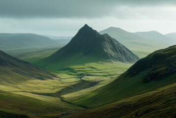 Fototapeta premium Beautiful landscape image of Cairngorms National Park in Scotland