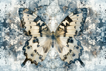 symmetrical markings on butterfly wings or the intricate fractal patterns of frost on a windowpane.