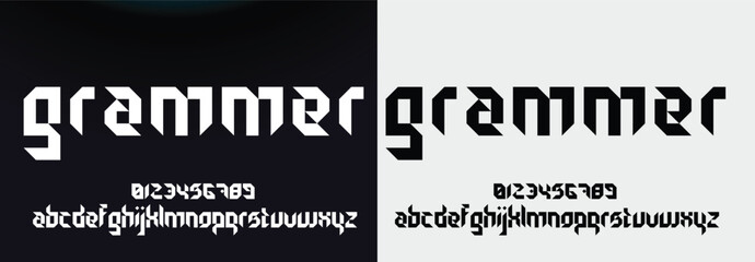 Abstract minimal modern alphabet fonts. Typography minimalist urban digital fashion future creative logo font. vector illustration