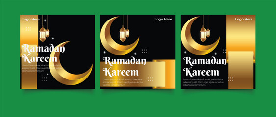 Ramadan kareem traditional Islamic festival religious social media banner	
