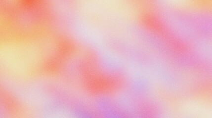 Soft peach, Coral pink, Pale lavender, gradient background with grain and noise texture
