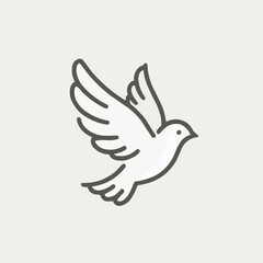 Bird logo, Dove logo