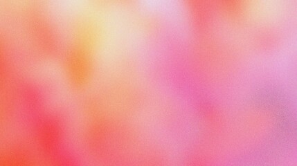 Soft peach, Coral pink, Pale lavender, gradient background with grain and noise texture