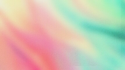 Obraz premium Watermelon pink, Lime green, Turquoise, gradient background with grain and noise texture