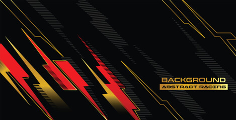 red black gold background banner sporty racing motorsport professional stripes techno design abstract modern futuristic corporate vector pattern