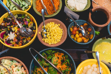Buffet concept, a system of serving meals in which food is placed in a public area where the diners serve themselves