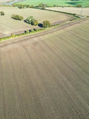 Fototapeten Aerial View of Countryside Landscape Near Hemel Hempstead City of England UK © Altaf Shah