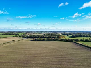 Foto auf Alu-Dibond Aerial View of Countryside Landscape Near Hemel Hempstead City of England UK © Altaf Shah