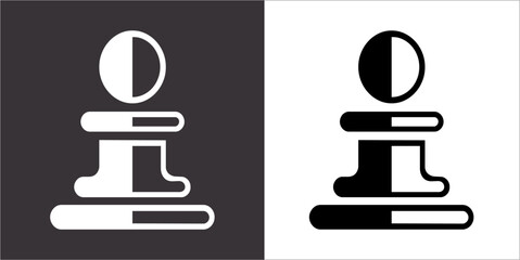 IIlustration Vector graphics of Chess icon