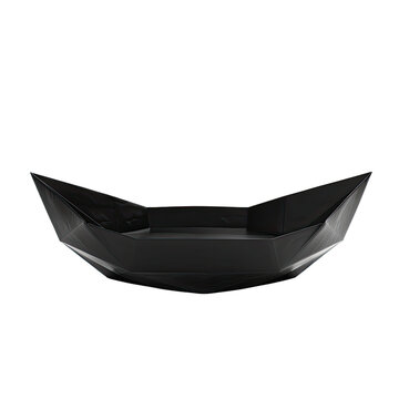 recommend clip art: Black paper boat on isolated on transparent background