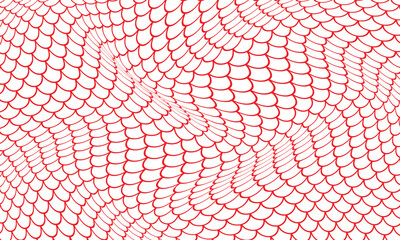 abstract geometric fish scale pattern vector illustration.