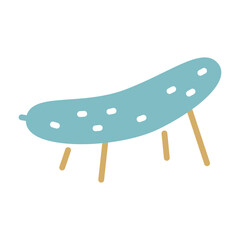 精霊馬のキュウリベクターアイコン