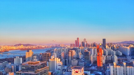 서울 도시배경