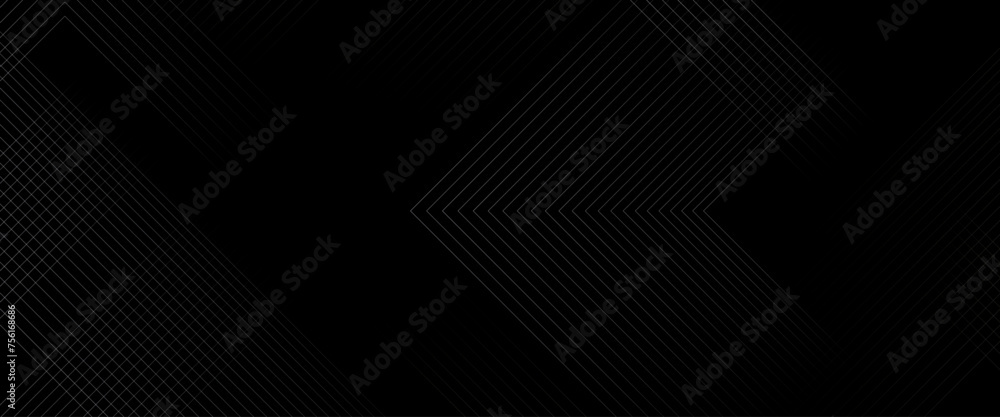 Poster vector black and white line with shiny diagonal line pattern.