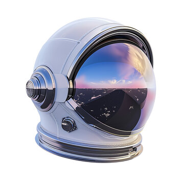 Astronaut helmet visor transparent background
