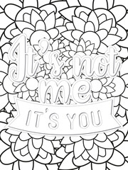 Anti-Valentine's Coloring pages. All these designs are unique Coloring pages for adults and kids. Vector Illustration.