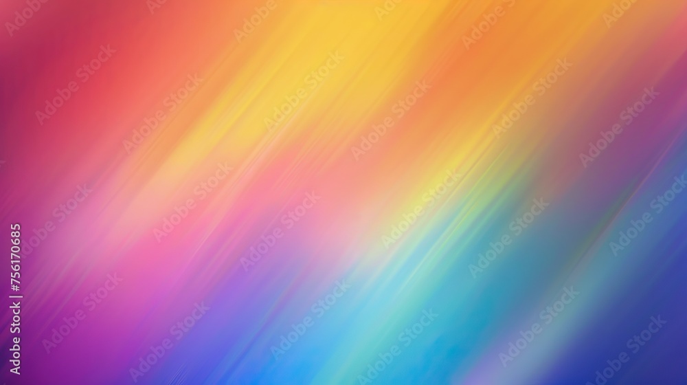 Wall mural blurred colored abstract background. smooth transitions of rainbow colors. colorful gradient.