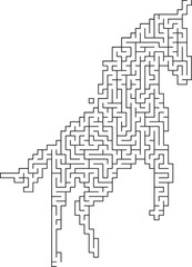 Unicorn Maze Puzzle 