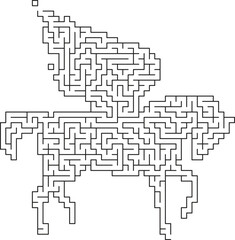 Unicorn Maze Puzzle 