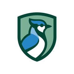 Protective Blue Jay Emblem