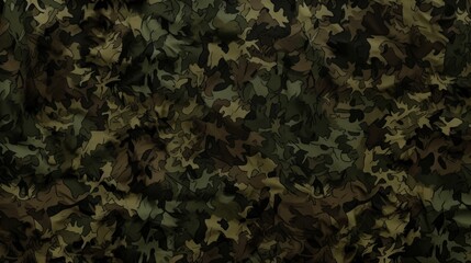 military camouflage background Green and brown military camouflage pattern - obrazy, fototapety, plakaty