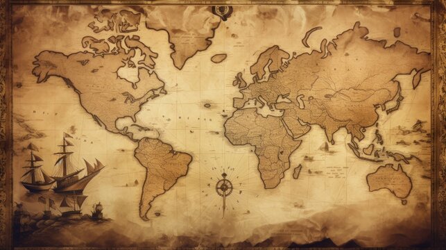 ancient ancient world map background ancient map of the world treasure map background