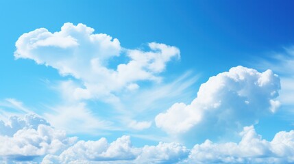 Naklejka na ściany i meble blue sky background with clouds background with blue sky clouds landscape background