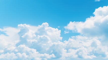 Naklejka na ściany i meble blue sky background with clouds background with blue sky clouds landscape background