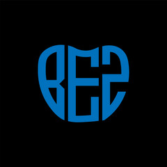 BEZ letter logo creative design. BEZ unique design. - obrazy, fototapety, plakaty