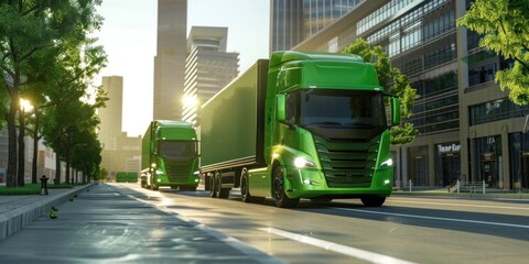 Green Logistics involves transportation and use of environmentally friendly vehicles that reduce air pollution.