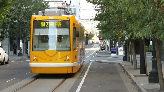 Cablecar Transportation in Portland, Oregon
