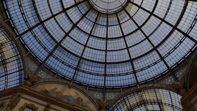 The Galleria Vittorio Emanuele II in Milan Italy