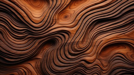 Fototapeta premium Delve into the organic warmth of a wooden cut texture. Ai Generated