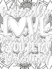 Anti-Valentine's Coloring pages. All these designs are unique Coloring pages for adults and kids. Vector Illustration.