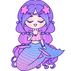 Little princess, mermaid 