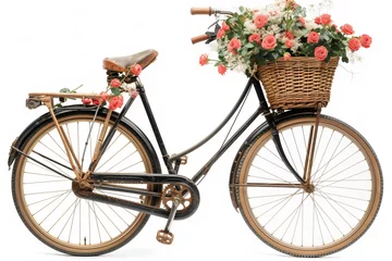 Fotobehang bicycle with flowers © Hamza