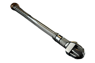 Glass cutter with wooden handle isolated on PNG Background. Generative Ai.