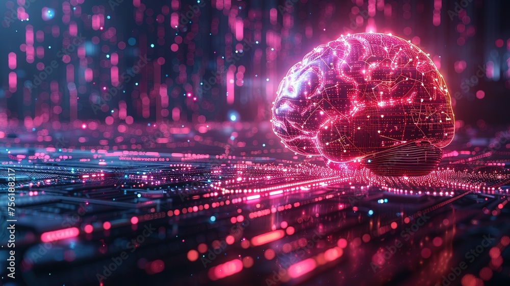 Aufkleber neural circuit and electronic cyber brain in a quantum computing system, artificial intelligence tec