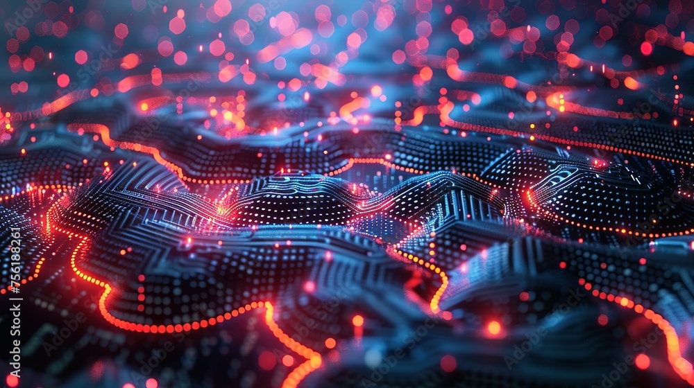 Aufkleber neural circuit and electronic cyber brain in a quantum computing system, artificial intelligence tec