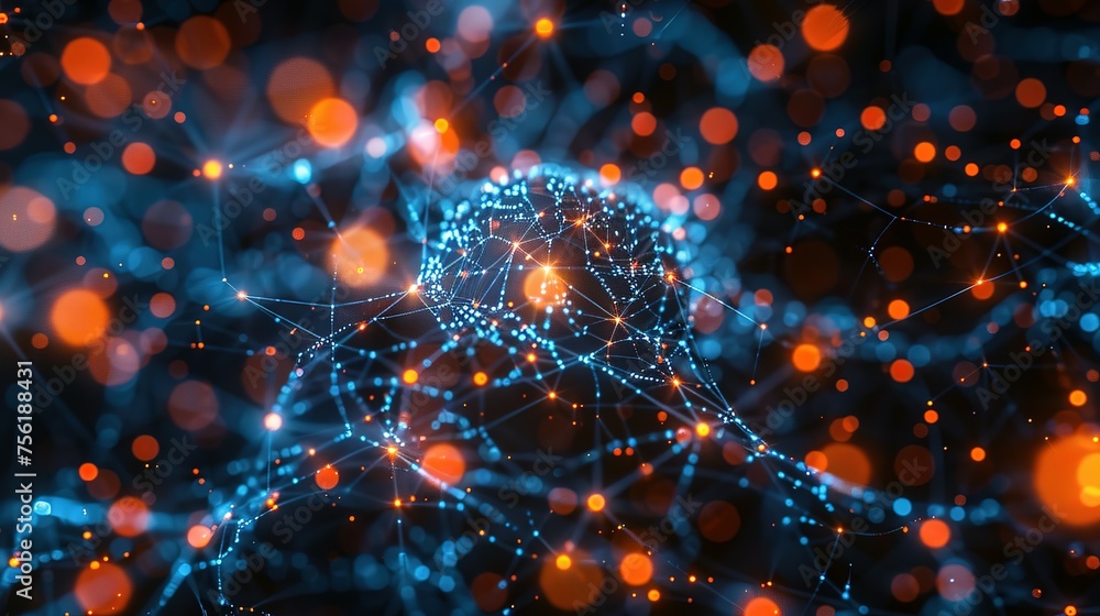 Aufkleber neural circuit and electronic cyber brain in a quantum computing system, artificial intelligence tec