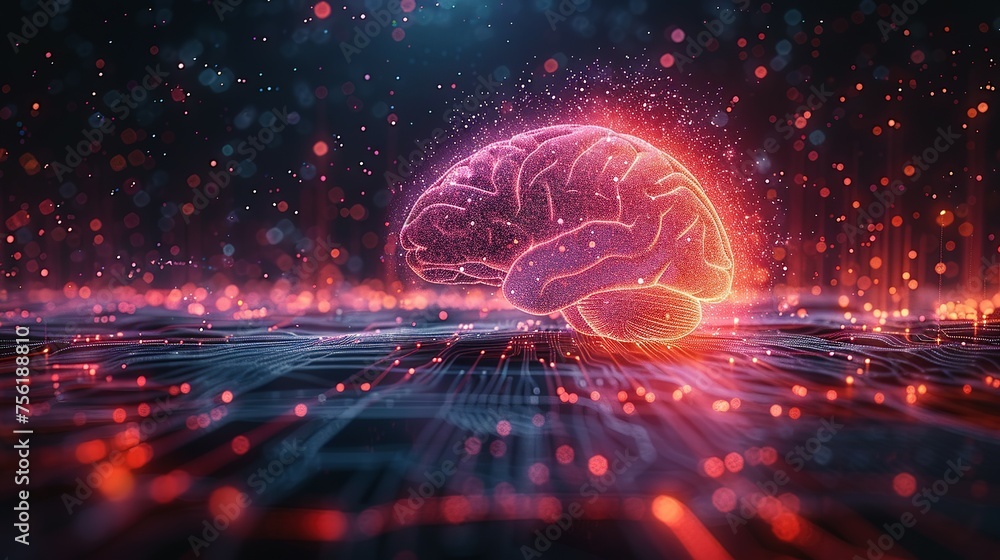 Aufkleber neural circuit and electronic cyber brain in a quantum computing system, artificial intelligence tec