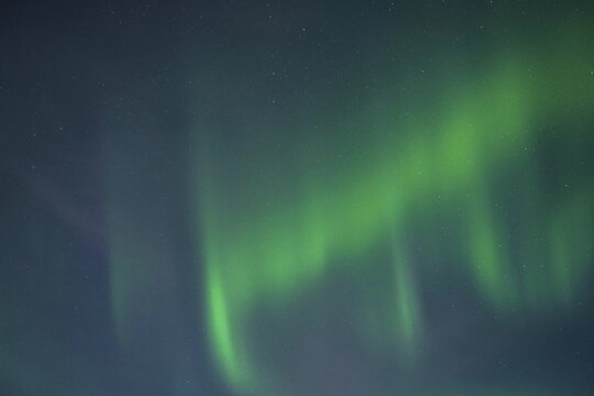 The northern lights on Lofoten island in Norway