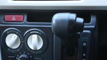 Fototapeta premium 車のギアとエアコン