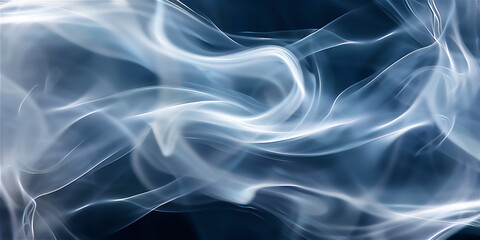 abstract white smoke with black background
