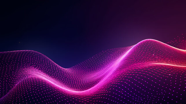 Abstract curve background, dynamic waves © ma